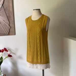 ❤️ Cable knit Layered Tank